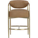 Heloise 36 inch Milliken Cognac Counter Stool